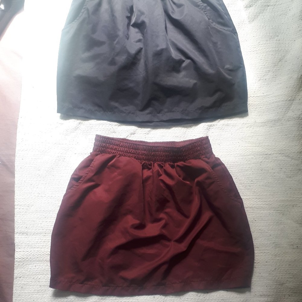Vintage American Apparel high-waisted mini skirts